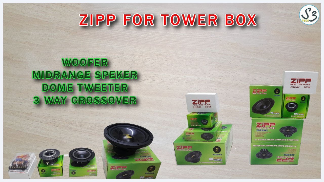 Zipp Speakers Dome Tweeters and Crossovers | தமிழில்