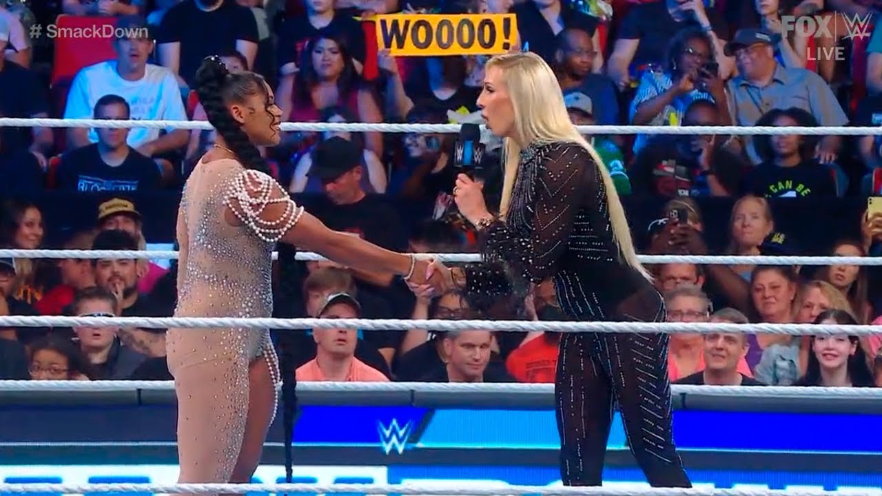 Charlotte Flair confronts Bianca Belair - WWE SmackDown 7/14/2023