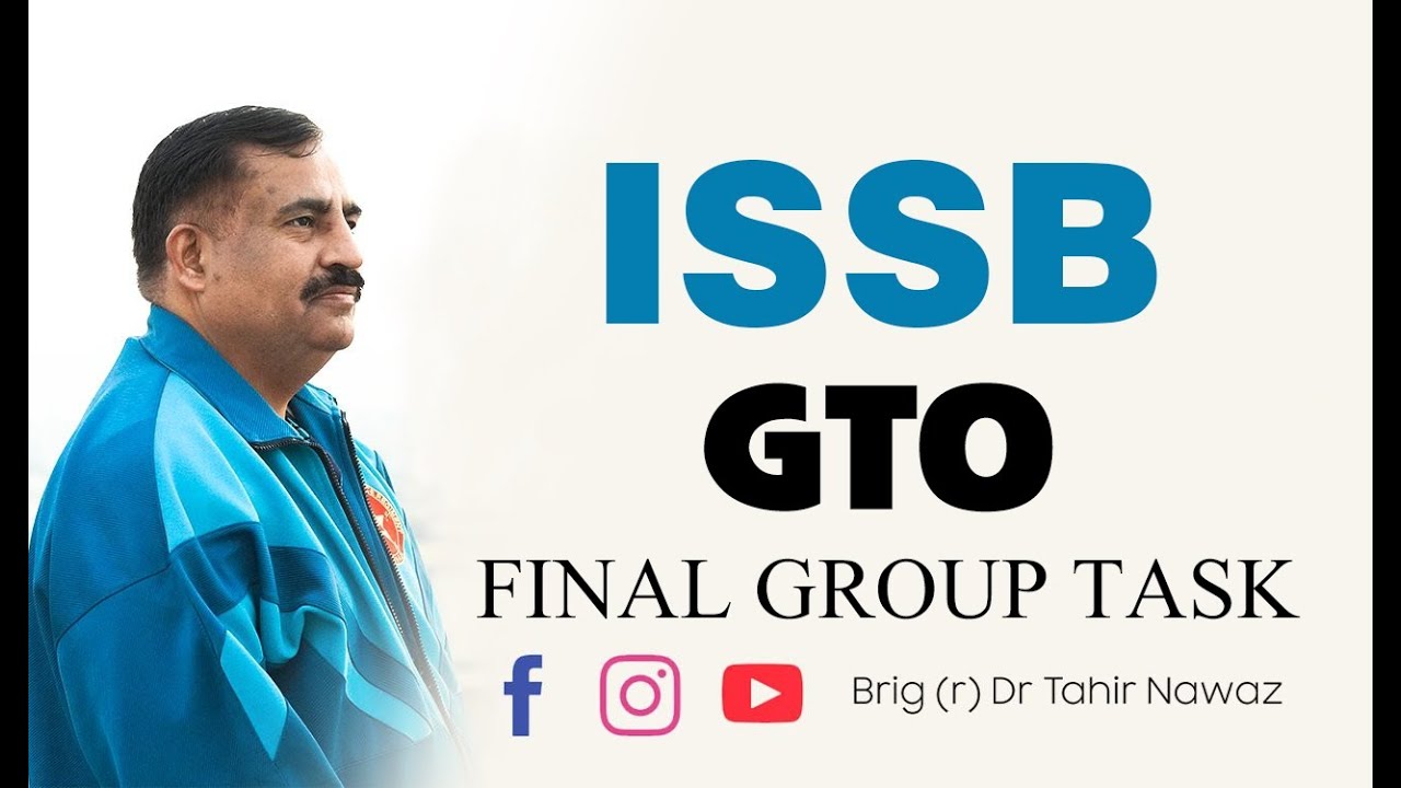 Групповое задание ISSB GTO | РУКОВОДСТВО ISSB | Бриг (в отставке) д-р Тахир Наваз
