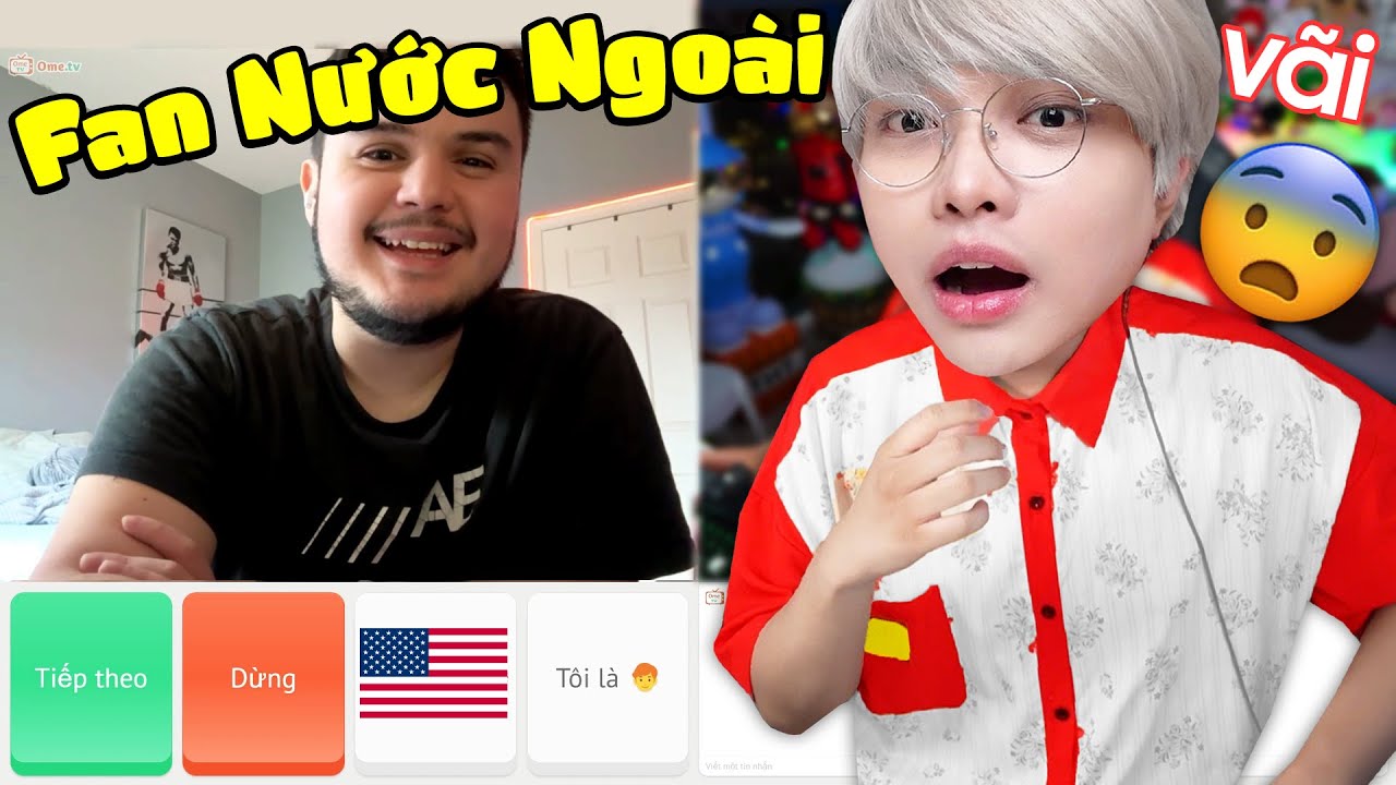 Tui Vô Tình Gặp Fan Nước Ngoài Trên OME TV 😱