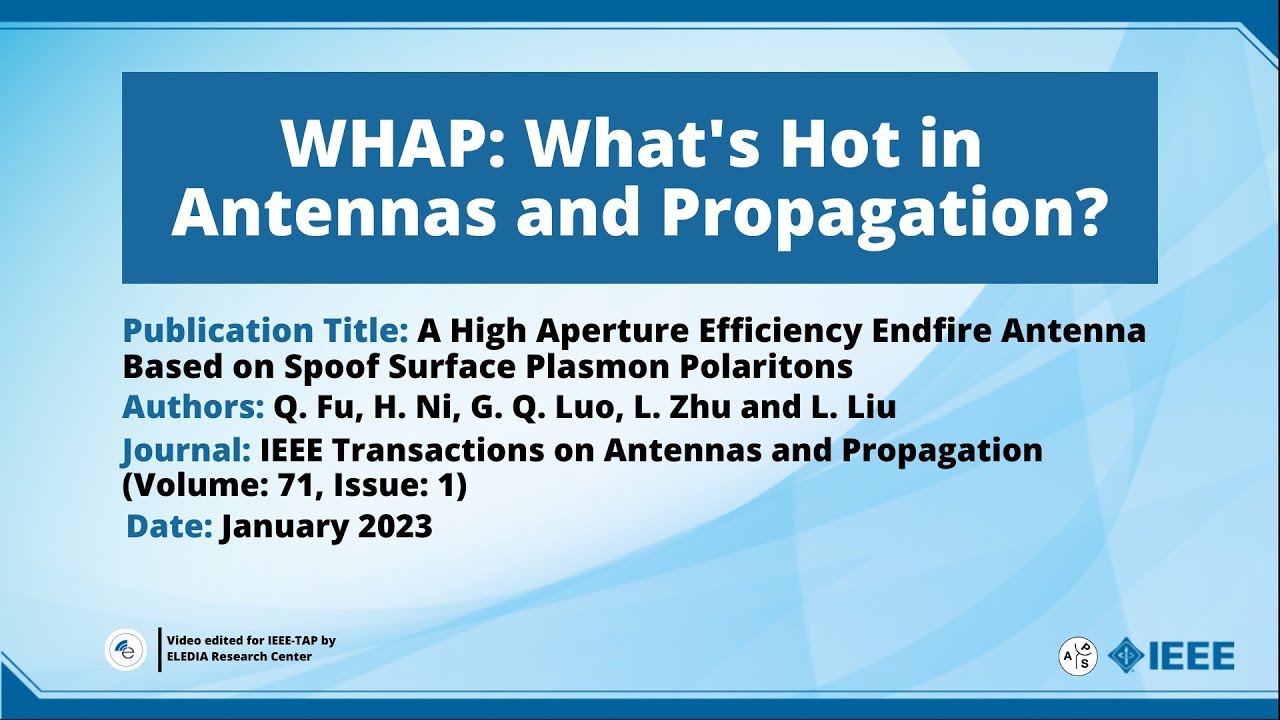 A High Aperture Efficiency Endfire Antenna Based on Spoof Surface Plasmon Polaritons