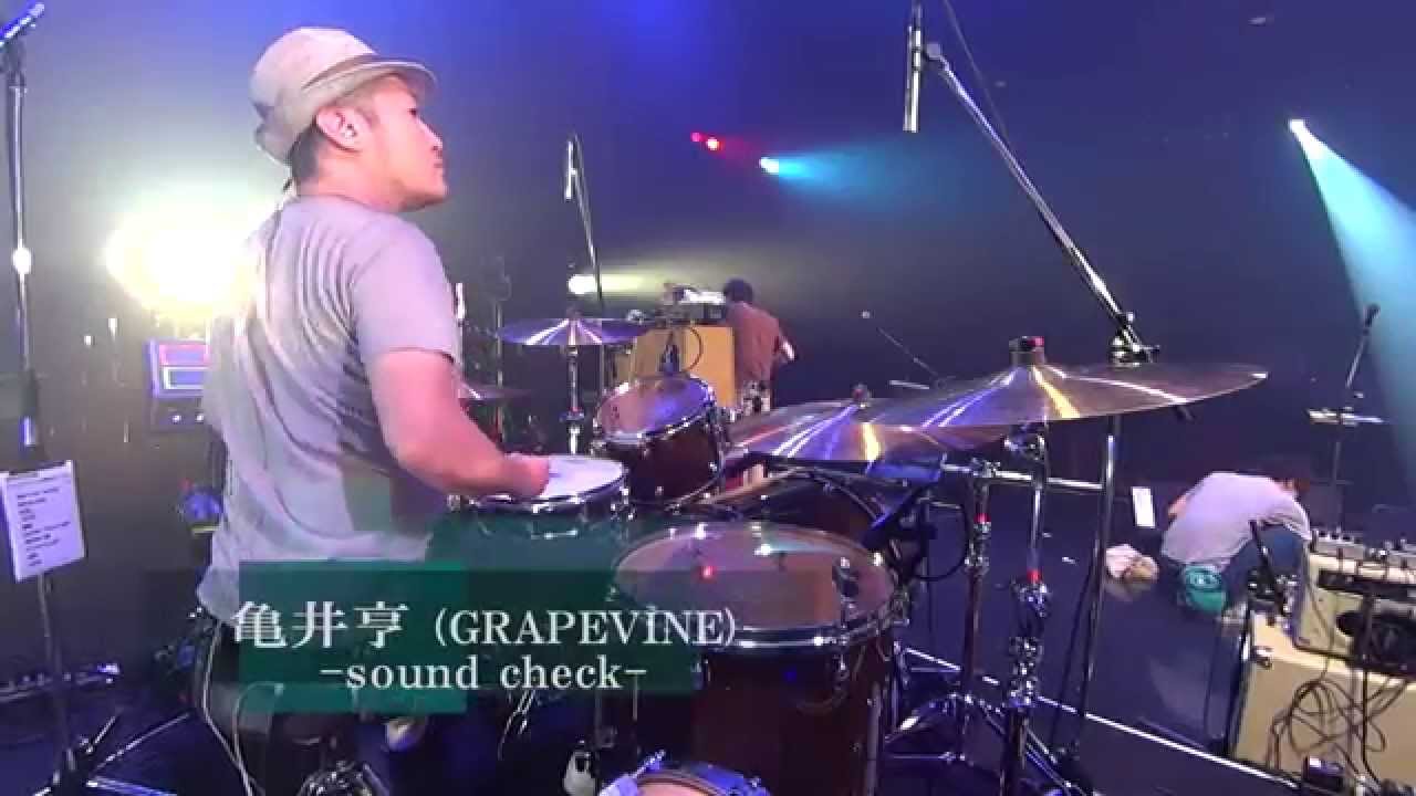 亀井亨 (GRAPEVINE)_sound check @ Zepp Nagoya, Nagoya, JAPAN.