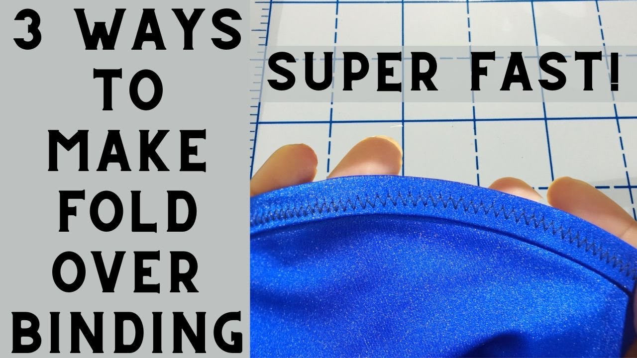 How to Make Your Own Fold Over Binding