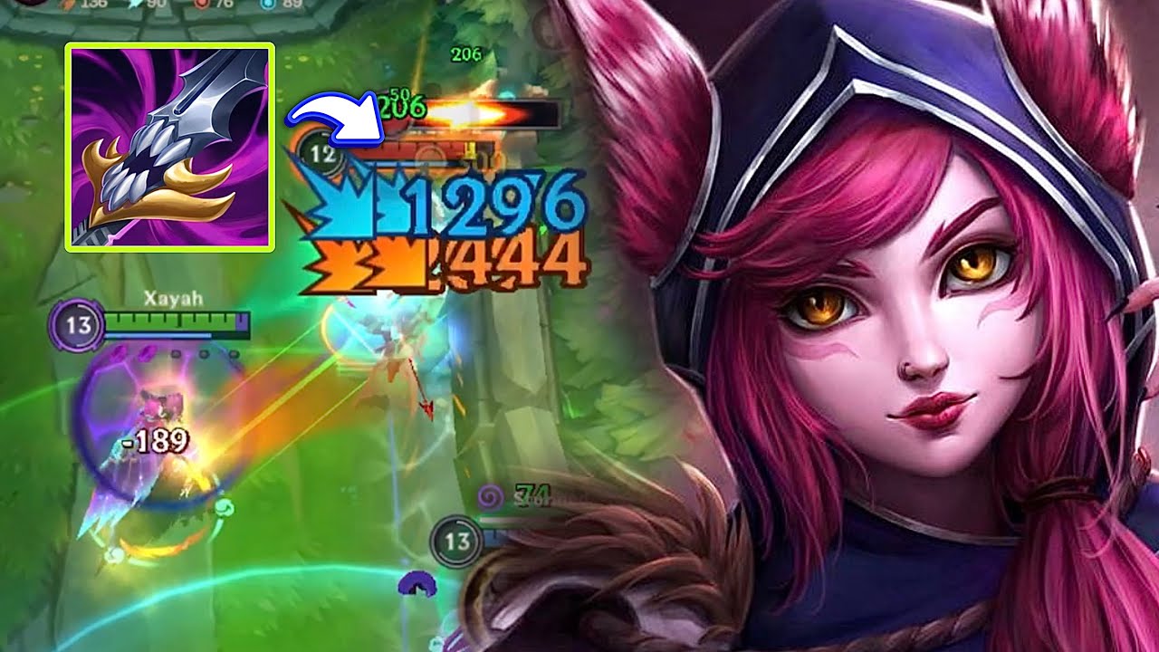 WILD RIFT XAYAH BUFF MAW OF MALMORTIUS BEST DEFENSE BULD AGAINST AP | BUILD & RUNES