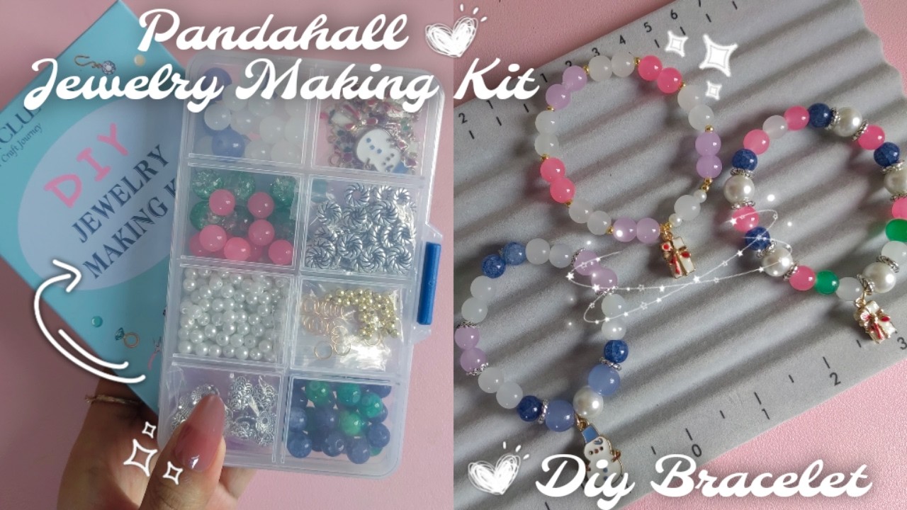 Набор для изготовления украшений Pandahall 💗 | Мастер-класс по изготовлению браслета своими рукам...