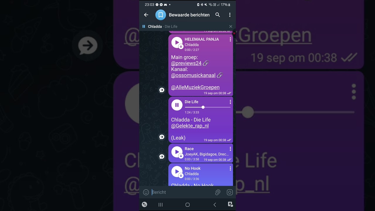 Chladda die life leaked