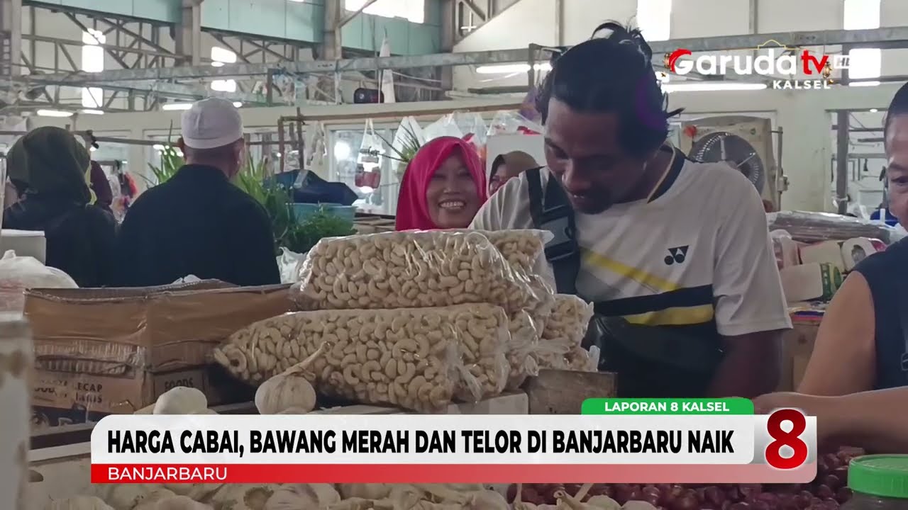 HARGA CABAI, BAWANG MERAH DAN TELOR DI BANJARBARU NAIK