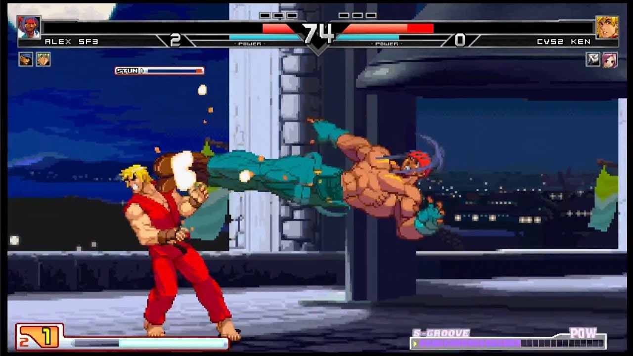 Ikemen Fighting Collection : Rollback online match, OS-Farram VS OS-Nisay (part two) 