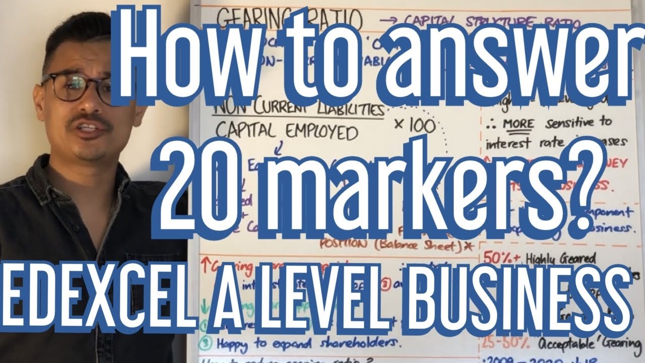 How to answer 20 markers? - A Level Business