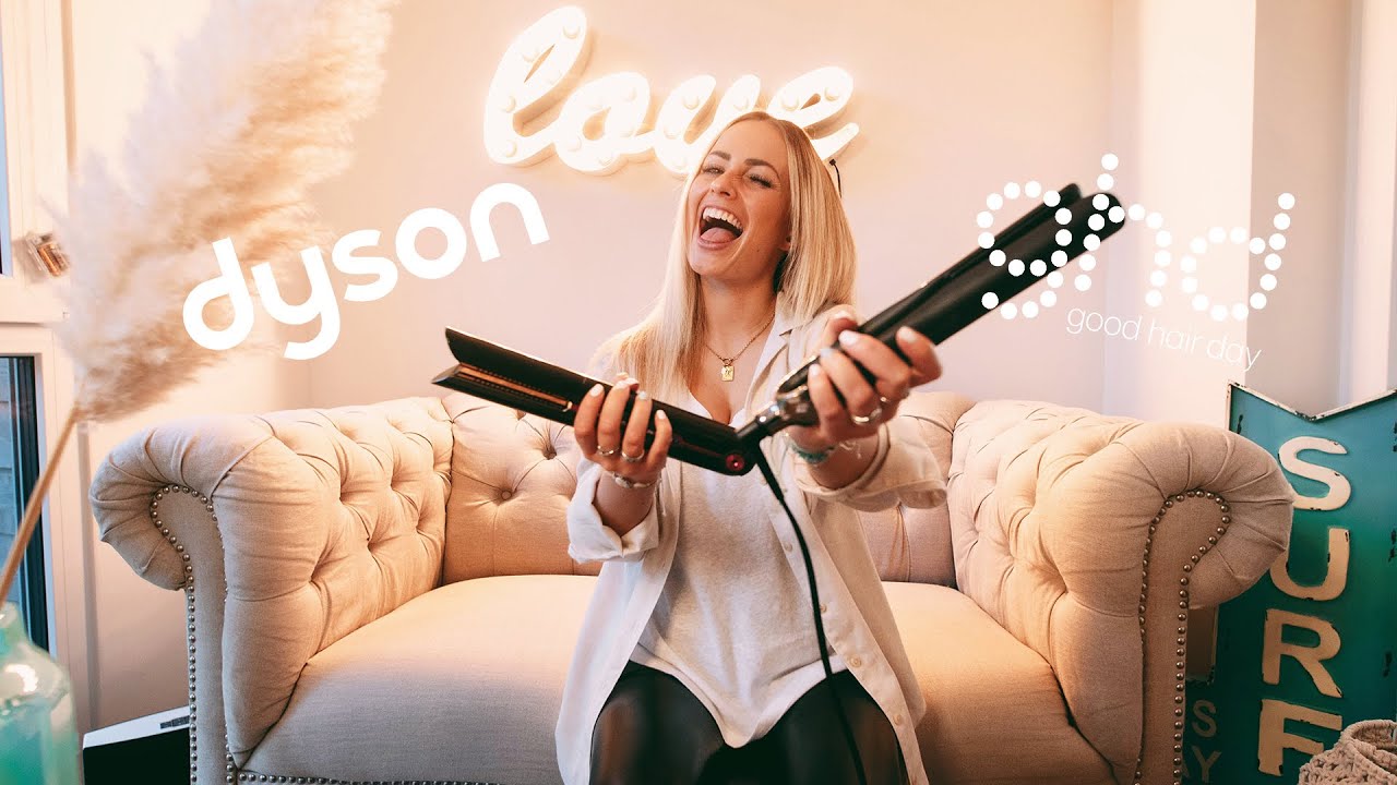 DYSON CORRALE VS GHD PLATINUM PLUS STYLER ON SLEEK LOOK