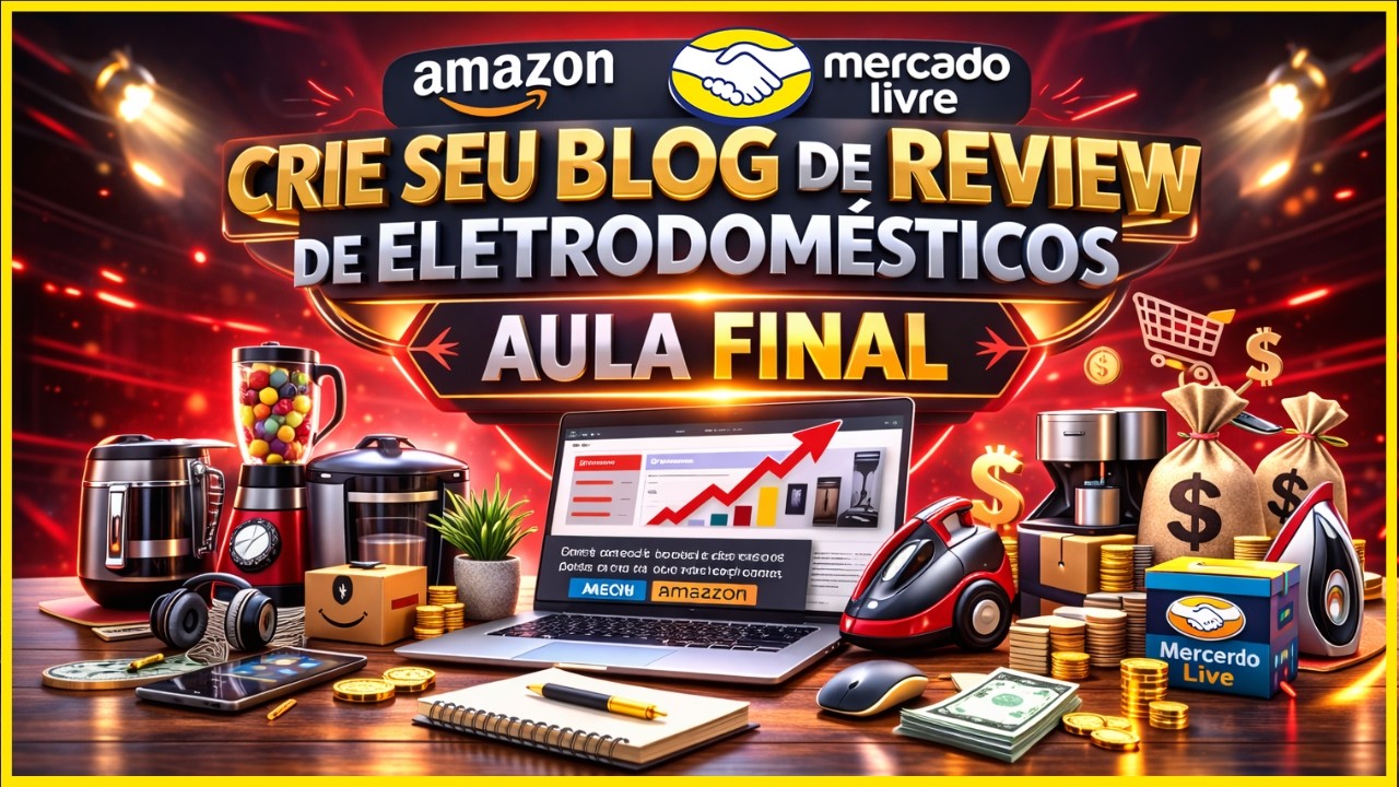 Afiliados Mercado Livre [AULA FINAL] Como Criar um Blog de Review de Eletrodomésticos no WordPress