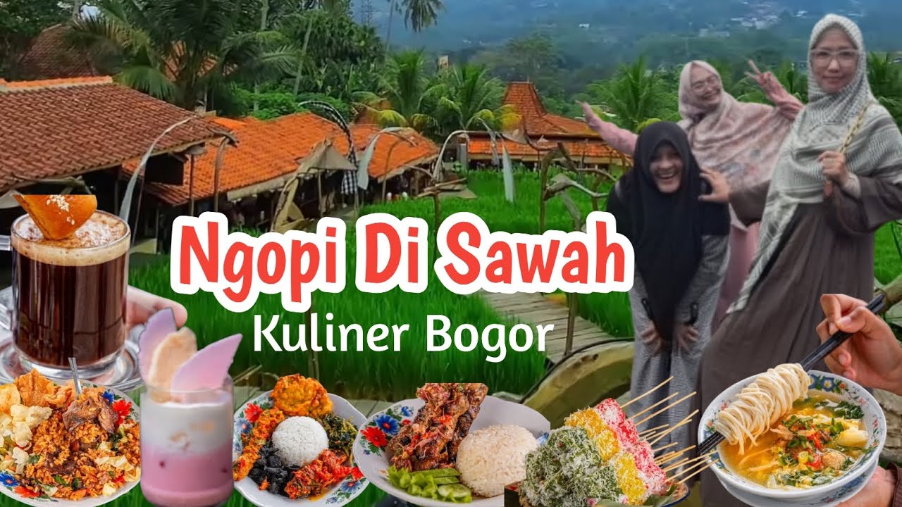 Ngopi Di Sawah Makanan, view dan Pelayanannya Keren Banget