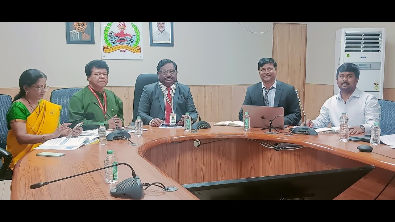 Meeting on Implementing AI Powered NMC Competency Based Medical Education (CBME) at Dr. NTR UHS VJA.