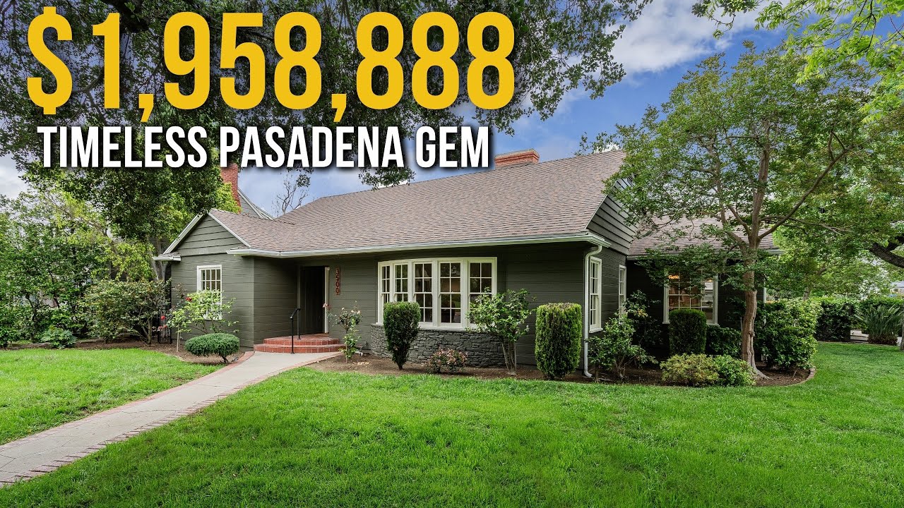 1939 Restored Home Tour in Chapman Woods Pasadena California #homesforsale