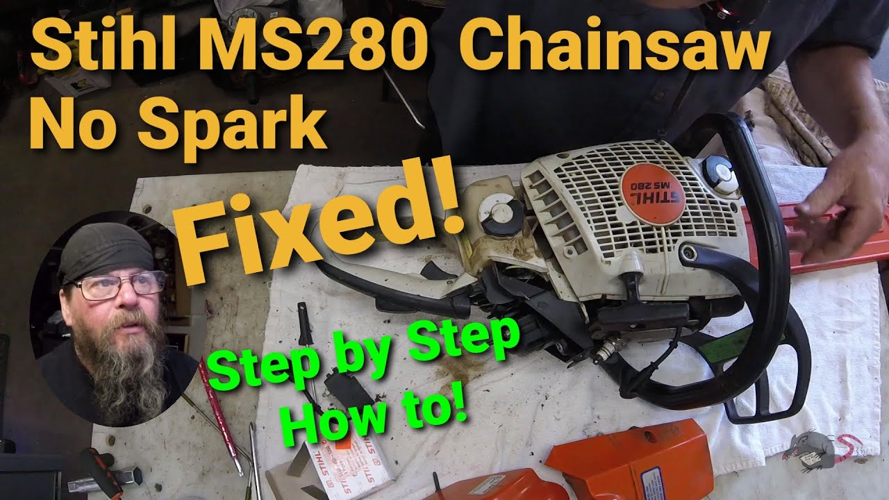 Stihl MS280 Chainsaw-No Spark-Fixed!