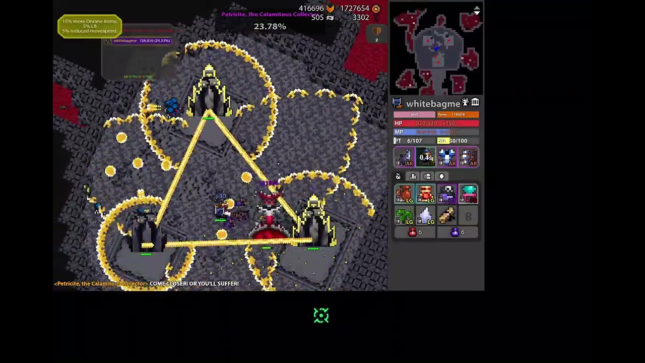 Petri solo on Ar Assassin (valor rotmg)