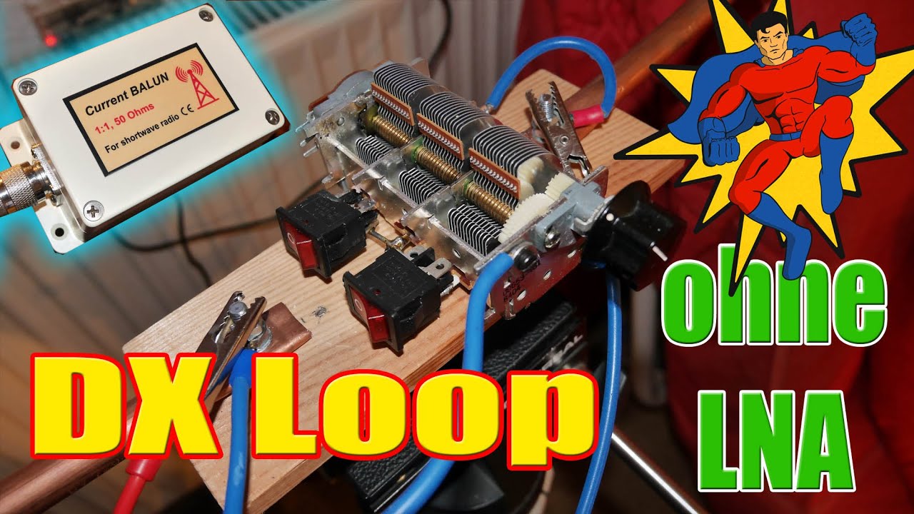 DX Kupfer Loop ohne LNA vs. Youloop mit LNA ► Welche ist besser? Kurzwelle Mittelwelle Langwelle