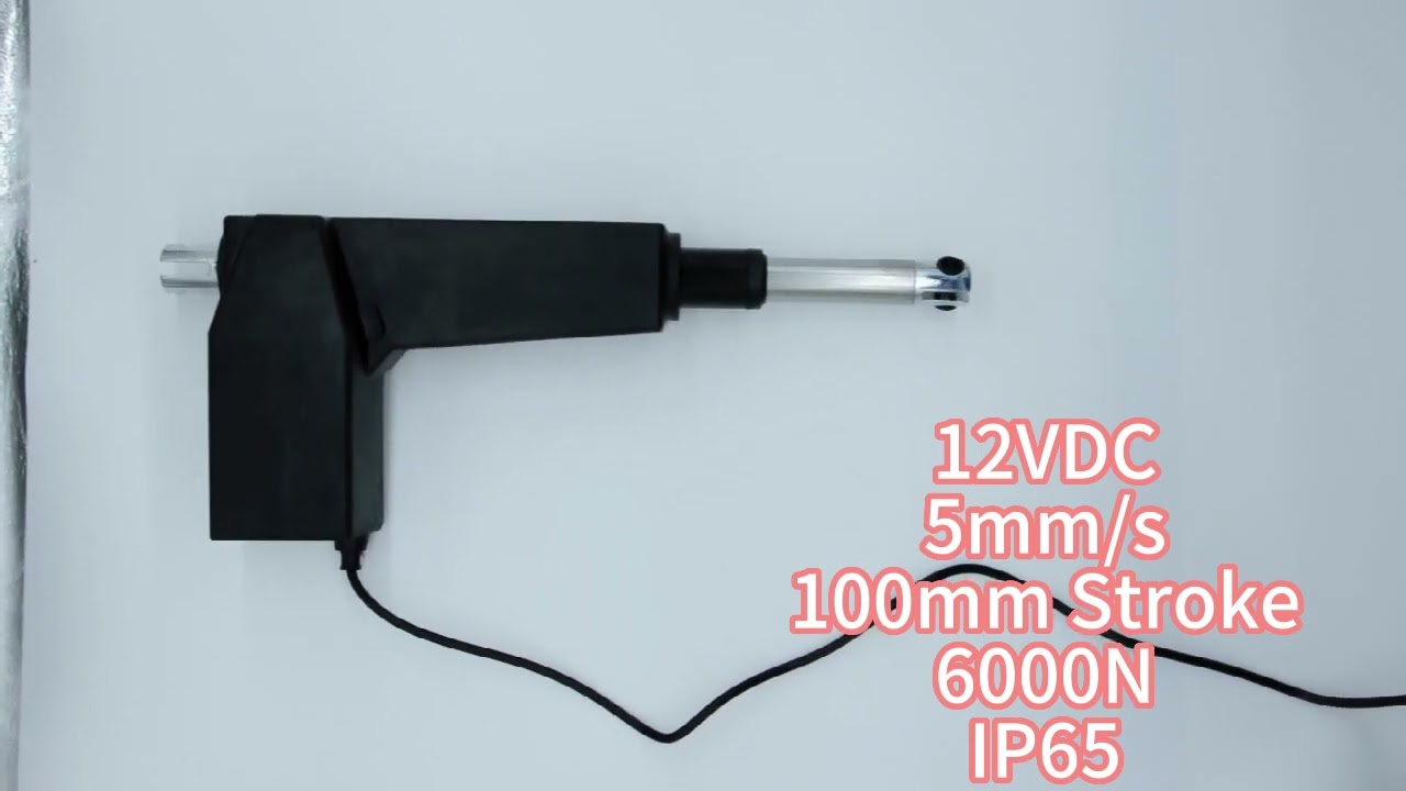 LA20A Linear actuator 12V 5mm speed 100mm stroke 6000N