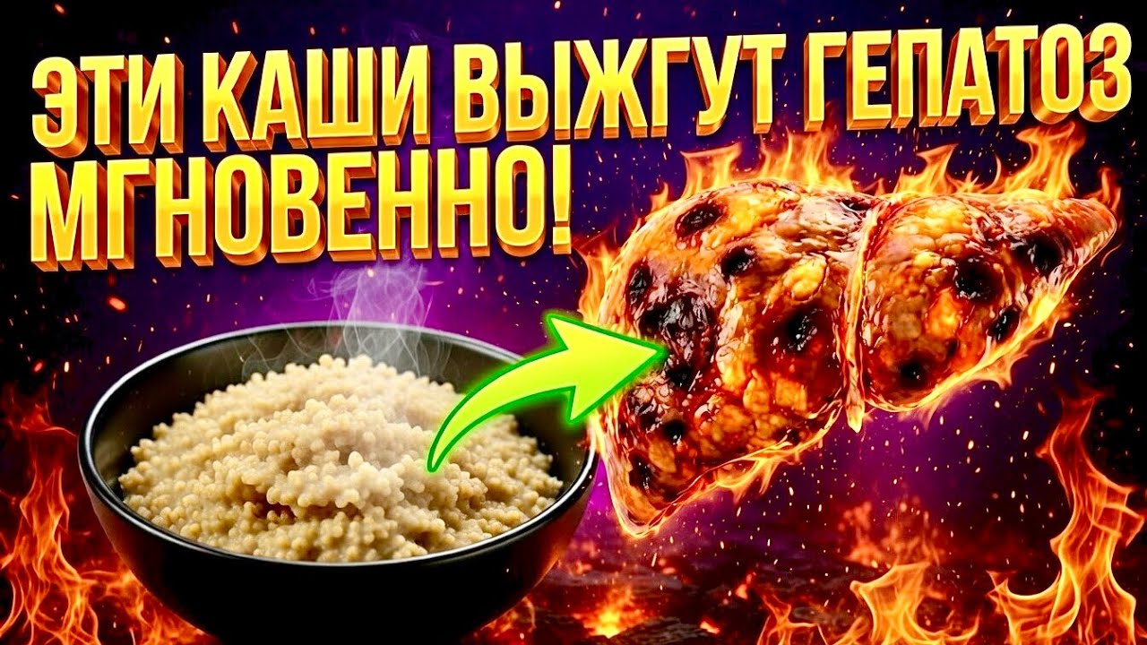 99% людей НЕ ВЕДАЮТ! Эти КАШИ восстанавливают ПЕЧЕНЬ лучше таблеток.