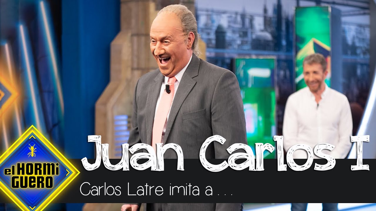 Carlos Latre se convierte en el rey emérito: 