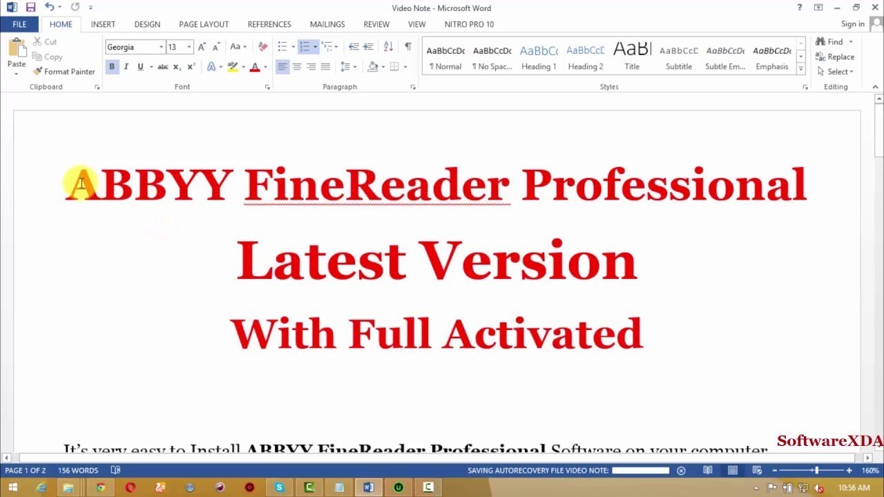 ABBYY FineReader Professional With Full Activated 2023