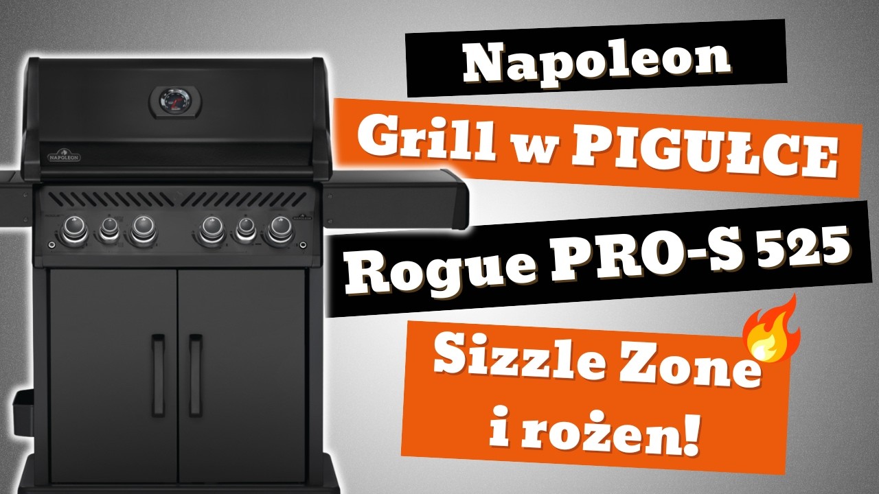 Grill gazowy Napoleon Rogue PRO-S 525 matowy &ndash; szybka prezentacja | Grill w pigułce