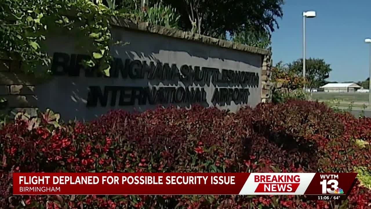 Birmingham flight deplaned following possible security threat