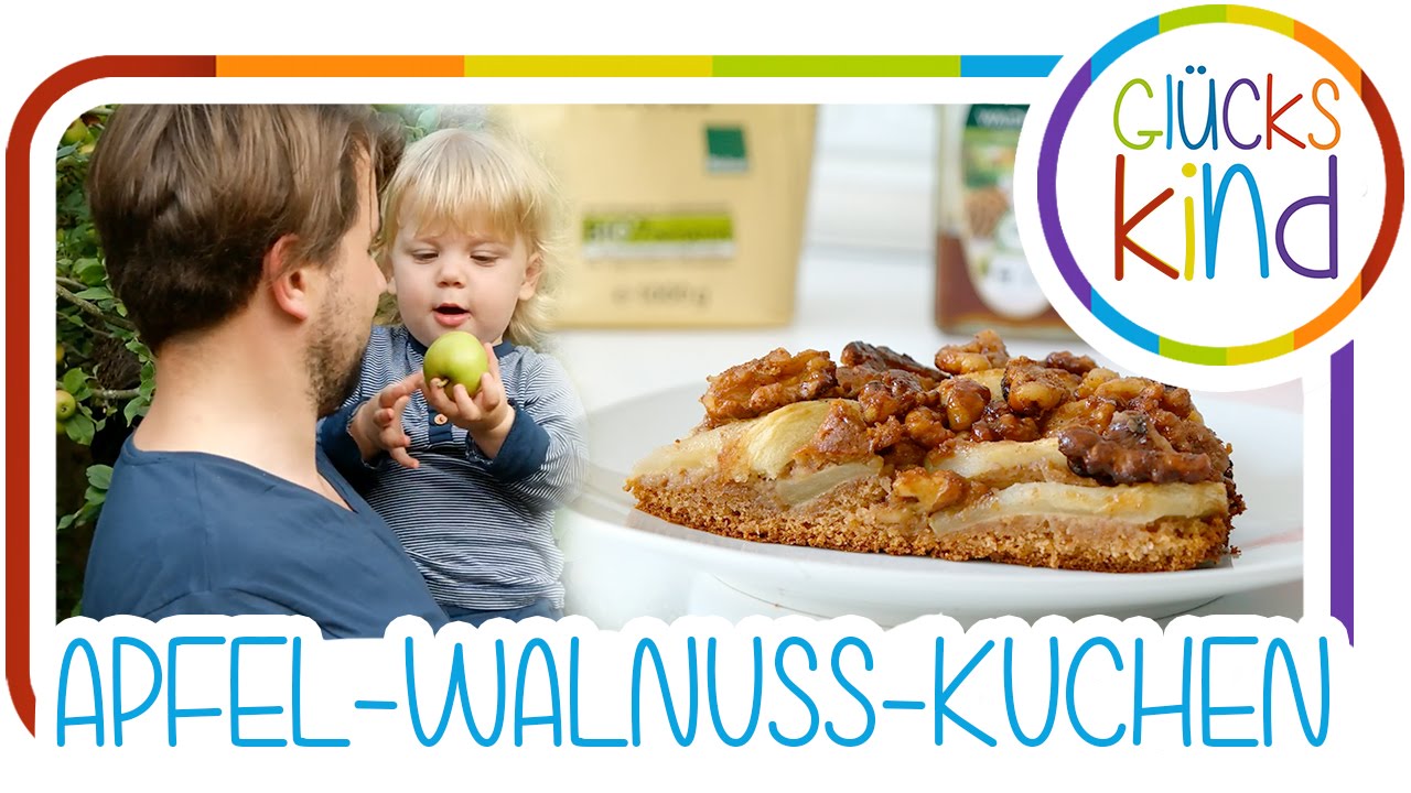 Apfelkuchen ohne Zucker mit Walnuss | sooooo lecker | Honigkuchen | Das Glückskind