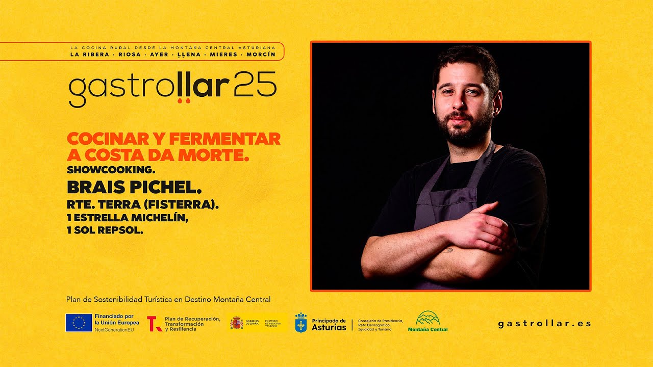 Gastroḷḷar25: Showcooking.   Cocinar y fermentar A Costa da Morte. Brais Pichel. Restaurante Terra