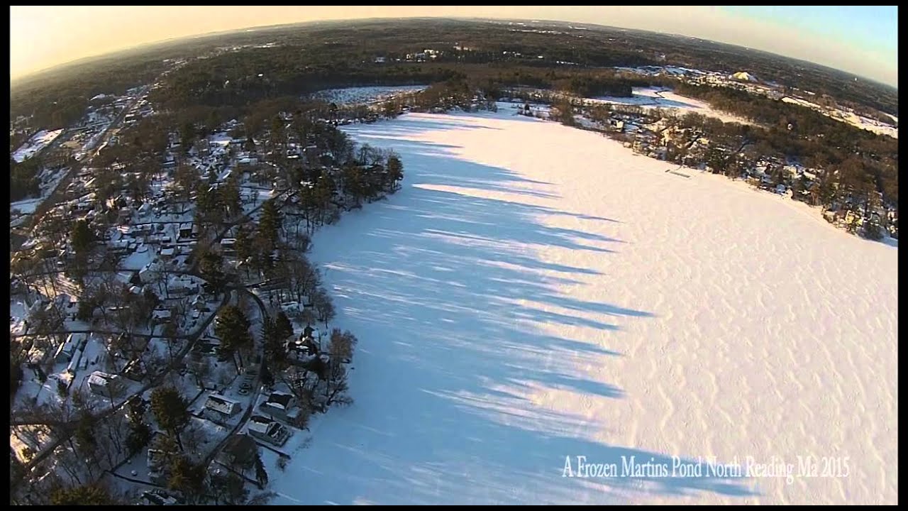 A Frozen Martins Pond  North Reading Ma 2015