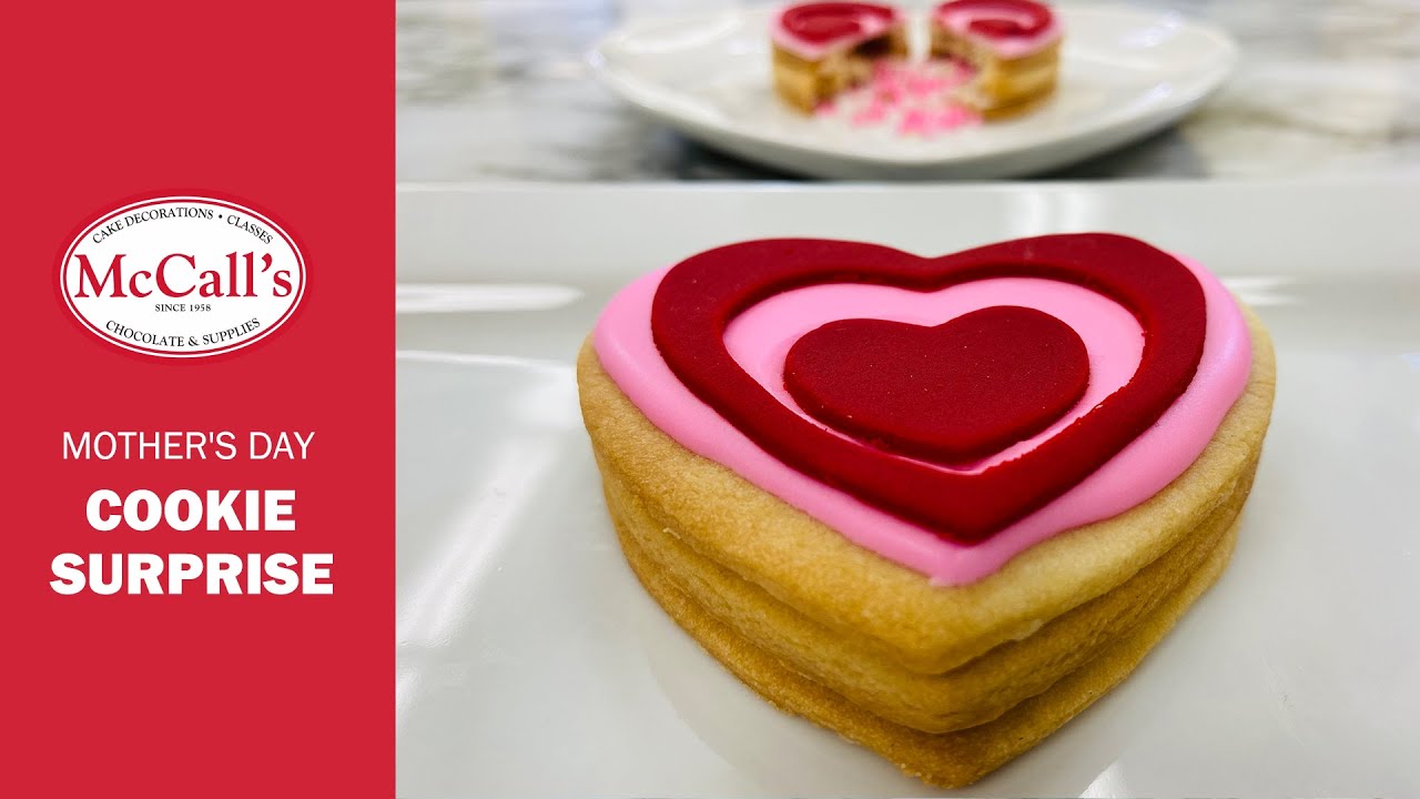 Cookie Sandwiches with Sprinkle Surprise for Mother’s Day | Step by step tutorial
