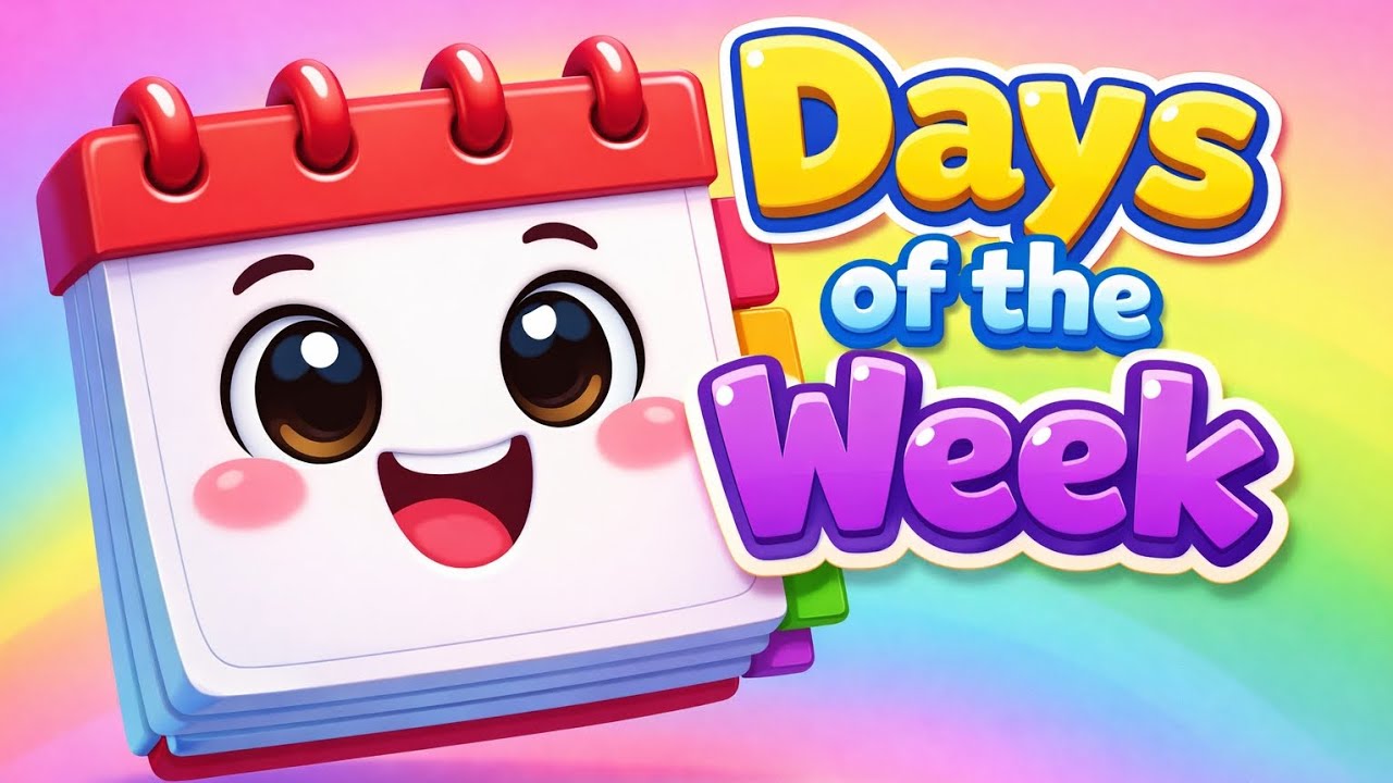 Days of the Week Song 📅 | Go Round & Round | Learn Weekdays | Little Land Nursery Rhymes