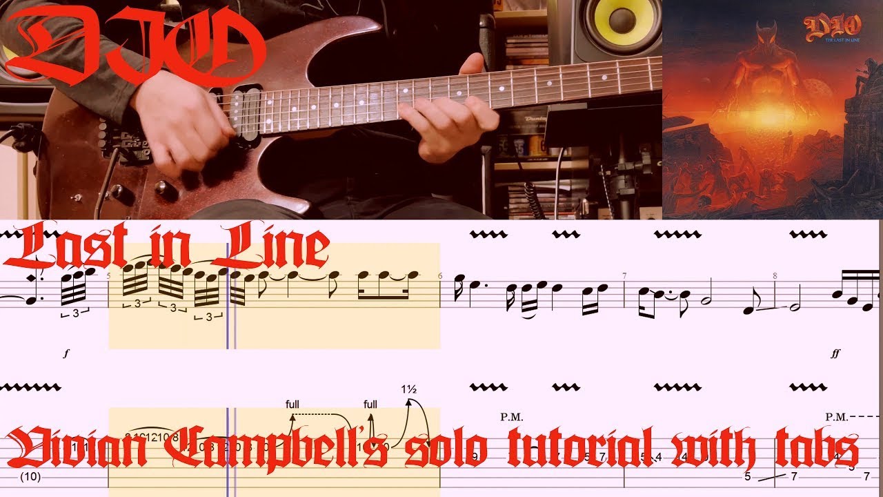 🔴Dio - Last in Line (cover with tabs)