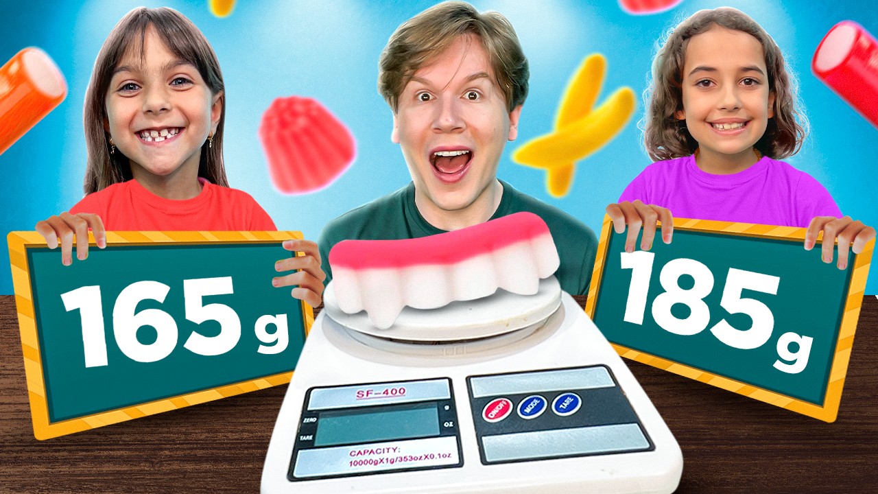 QUEM ACERTAR O PESO COME BALAS FINI #TurmadoTioLucas ep.16