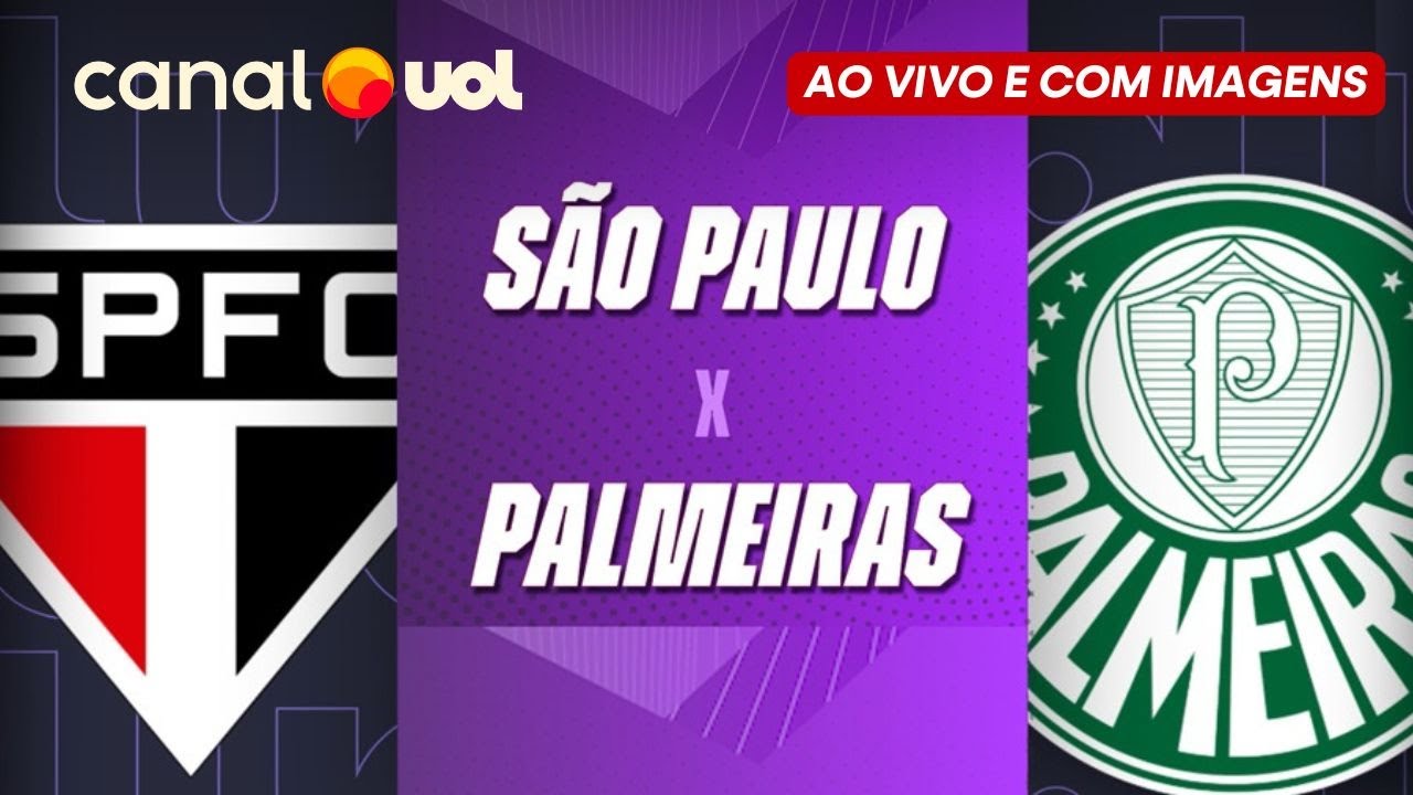 SÃO PAULO X PALMEIRAS: PAULISTÃO FEMININO COM IMAGENS | TRANSMISSÃO COMPLETA