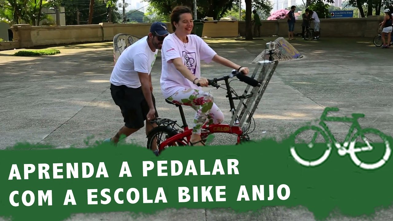 Nunca é tarde para aprender a andar de bicicleta