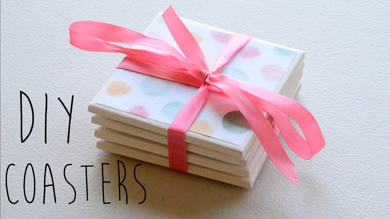 How To Make Tile Coasters | DIY Drink Coasters