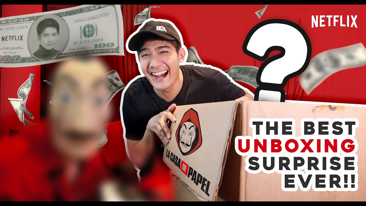 UNBOXING THE LA CASA DE PAPEL (MONEY HEIST) NETFLIX PACKAGE | Robi Domingo