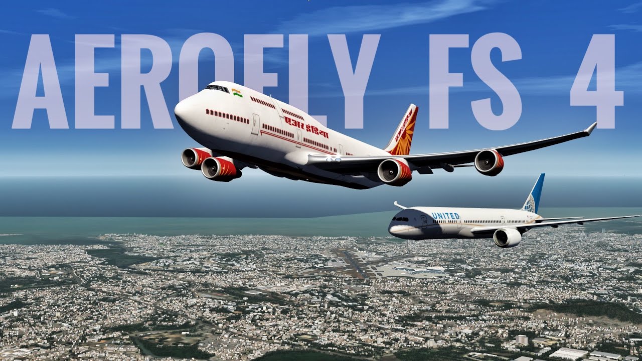 [PC] AEROFLY FS 4 : CHENNAI TO HYDERABAD - AIRINDIA B747 #aeroflyfs4 #aeroflyfsglobal #airindia