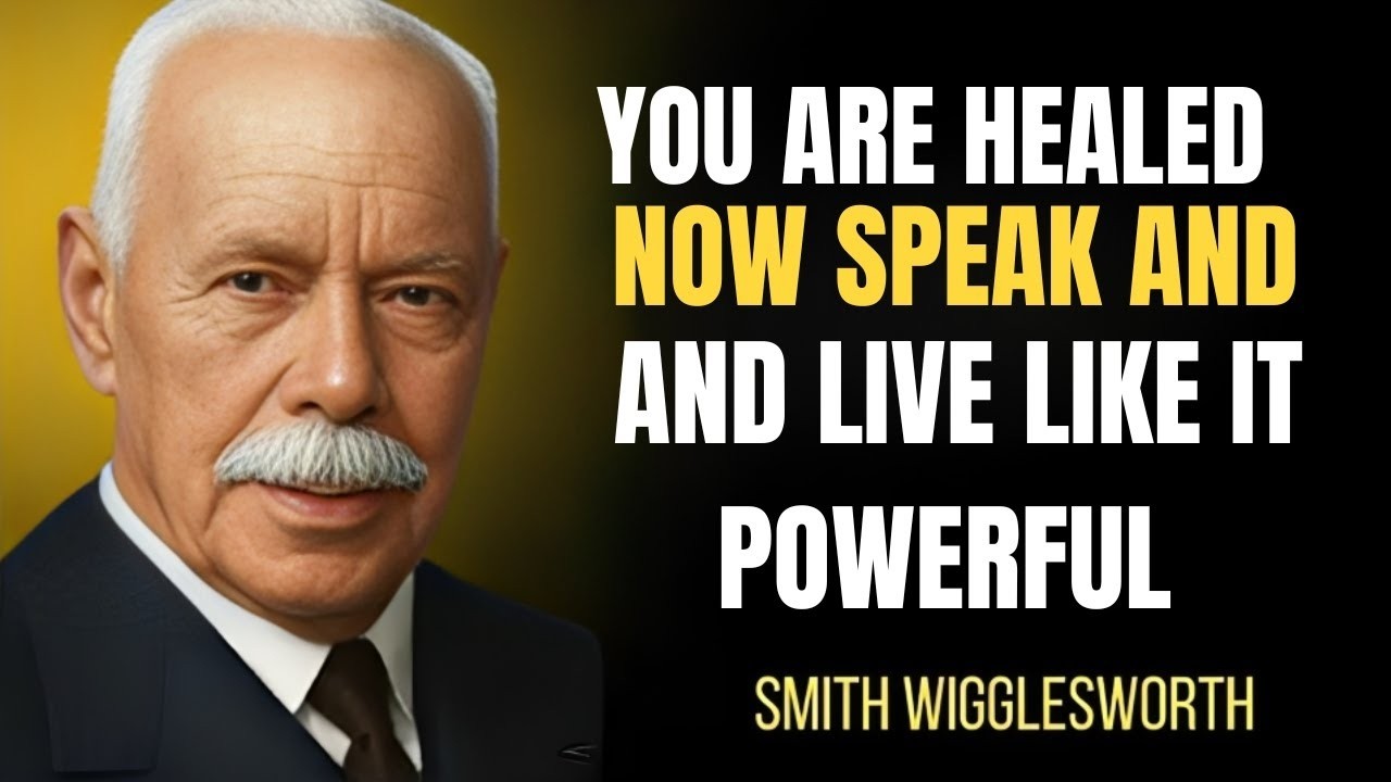 YOU ARE HEALED NOW — SPEAK AND LIVE LIKE IT | Powerful Sermon by Smith Wigglesworth | Motivation