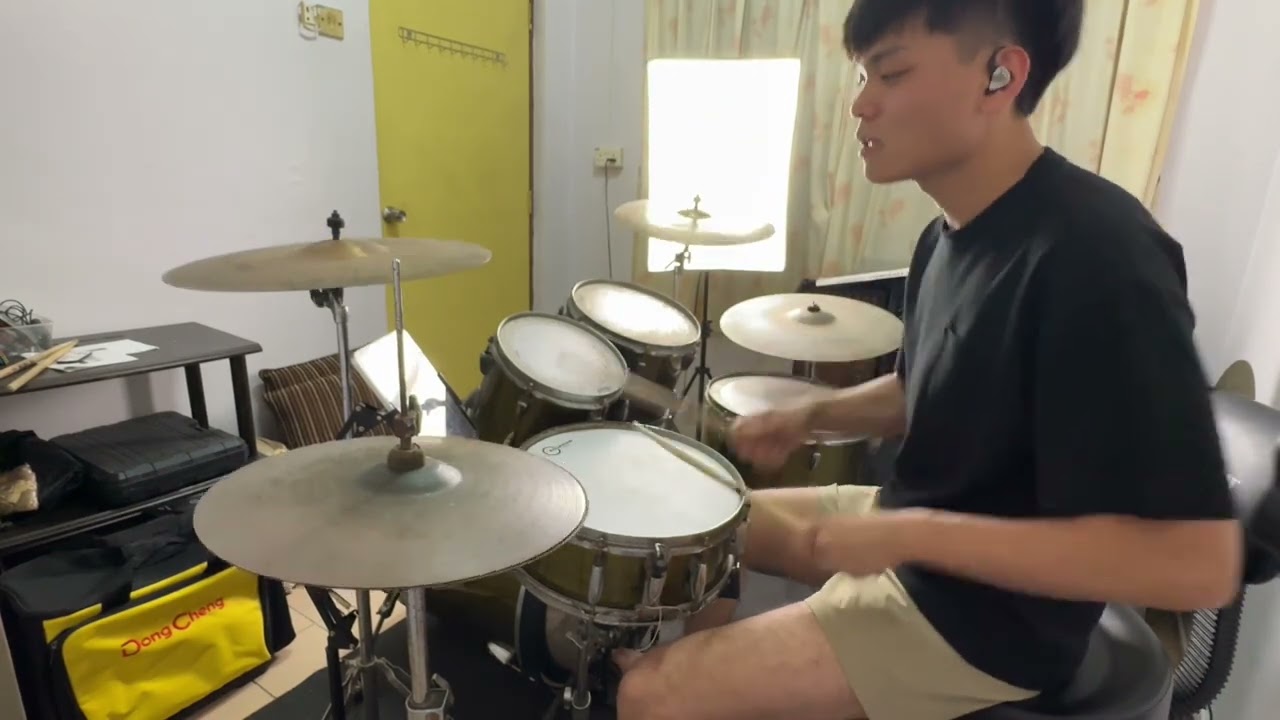 เล่นของสูง（leng kong soon)-drum cover