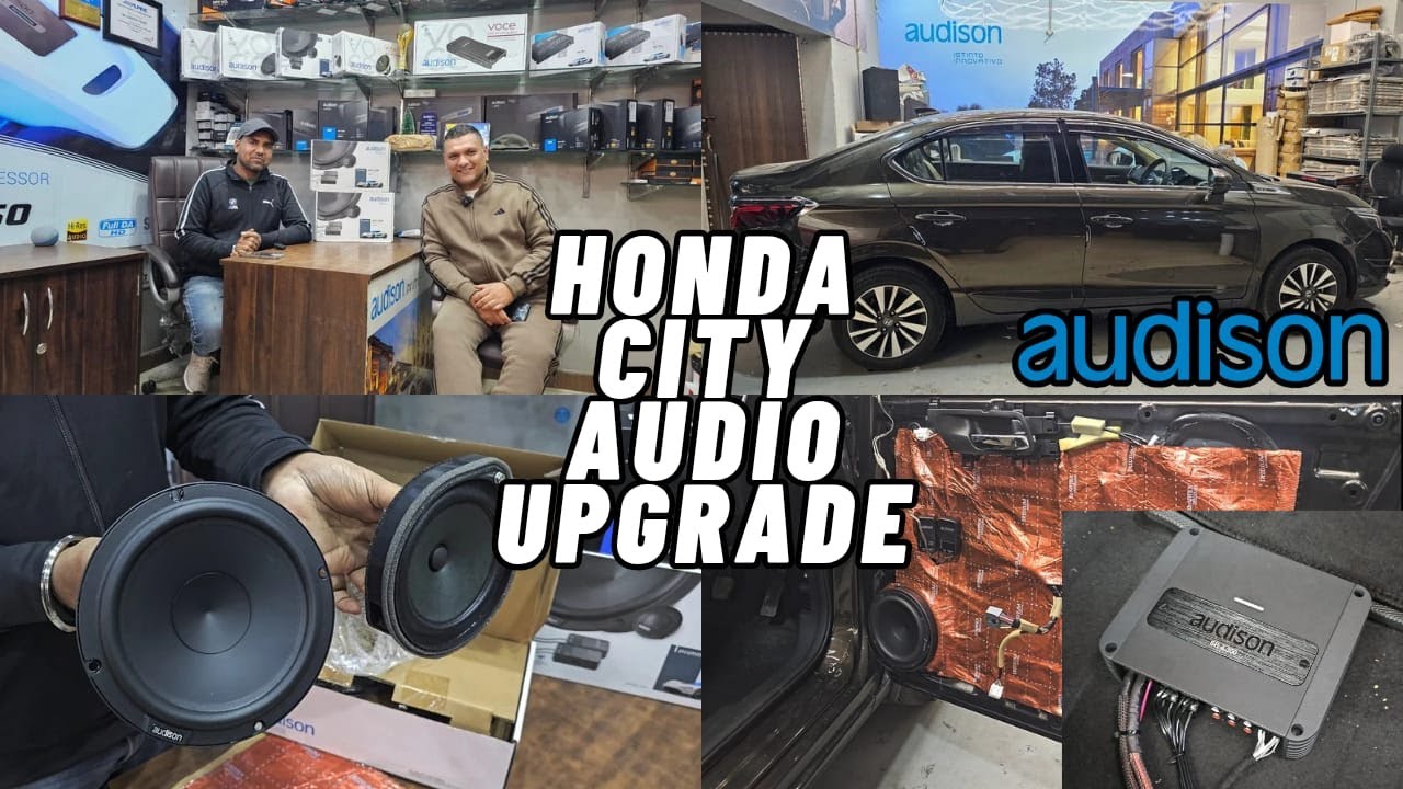 Honda City 2024 🔊🚘 Audio Upgrade | Audison Apk 165P Component | SR4.300 Amplifier | DrArtex Damping