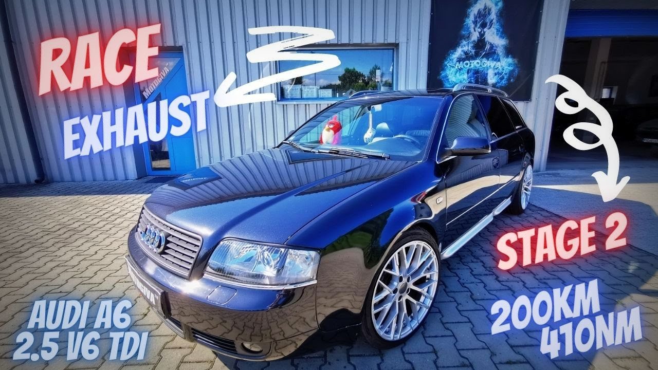 Audi A6 C5 2.5 V6 200KM 410NM Stage 2 Race Catback