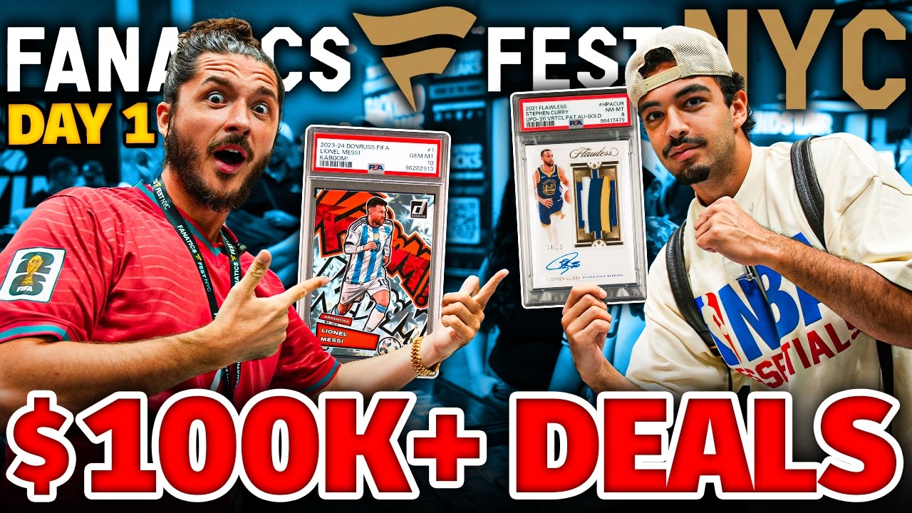 Сделки на $100 000 на Fanatics Fest NYC 2026 (ДЕНЬ 1)