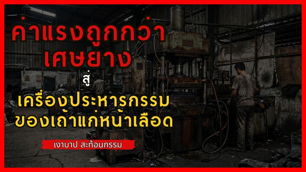 จาก 'ค่าแรงถูกกว่าเศษยาง' สู่ 'เครื่องประหารกรรม' ของเถ้าแก่หน้าเลือด