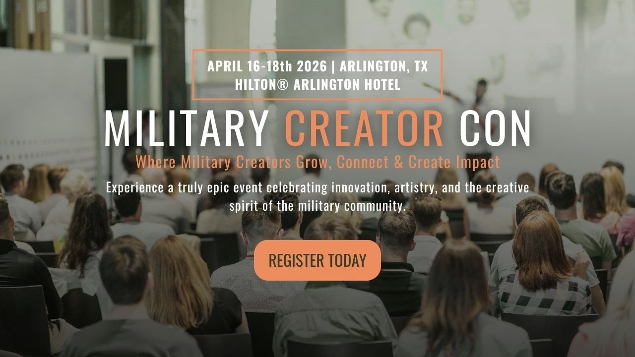 🎙️ Military Creator Con 2026 &mdash; The Home for Military Storytellers, Podcasters, and Creators