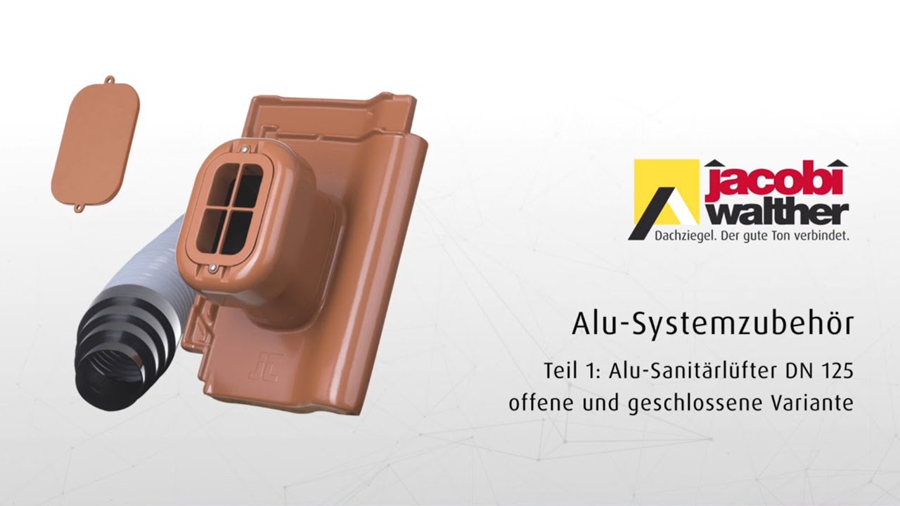 Montagevideo Alu-Sanitärlüfter