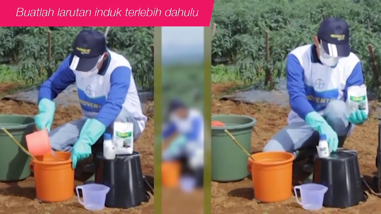 Cara Penanganan Pestisida Saat Menakar dan Mencampur