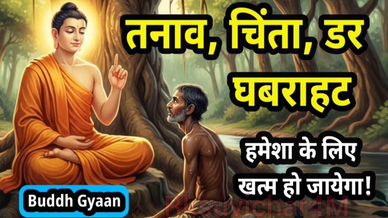 चिंता डर और घबराहट खत्म हो जाएगी, टेंशन कैसे खत्म करें, Buddhist Story On Anxiety and Depression