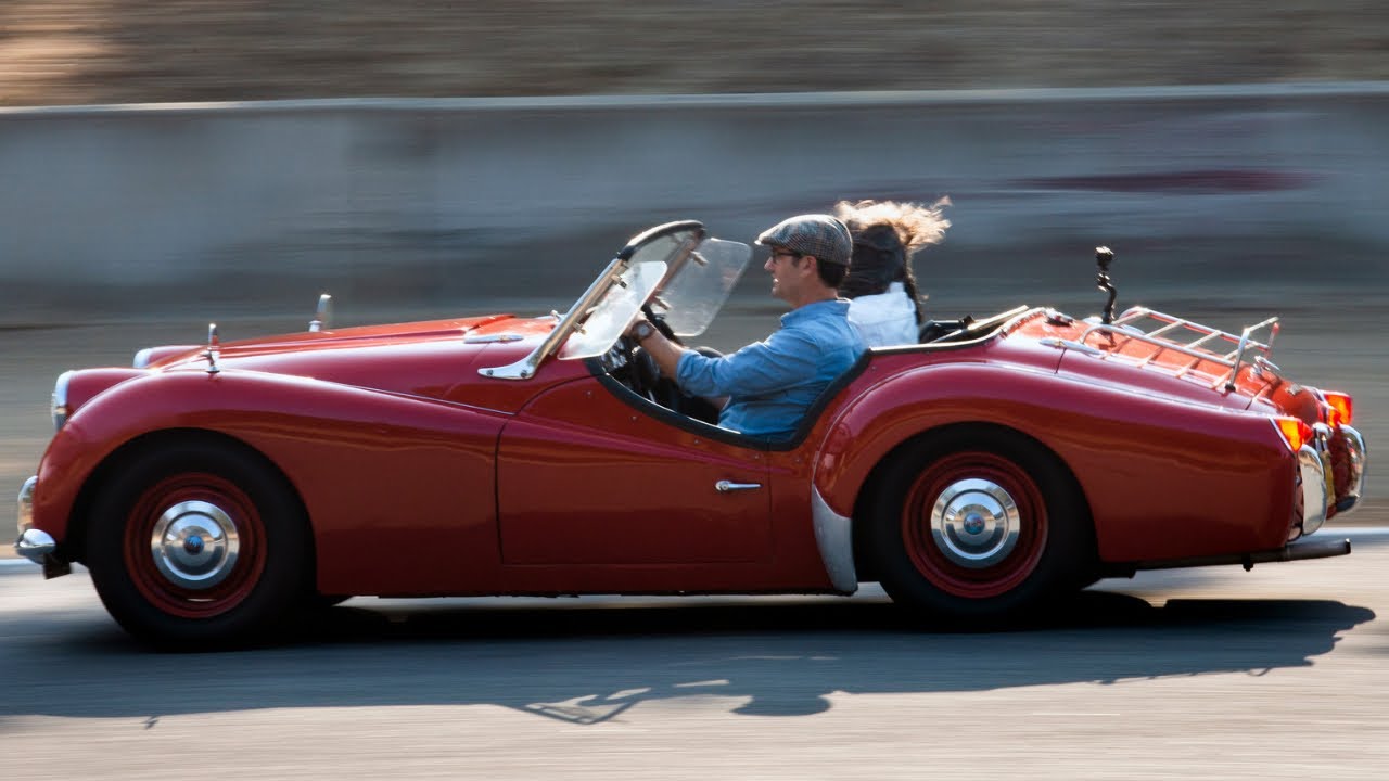 1960 Triumph TR3A Laguna Seca lap